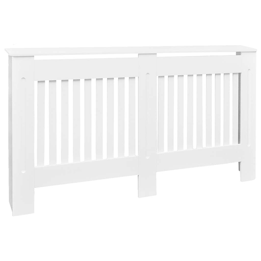 Mască de calorifer, dulap radiator, alb, 152 cm, MDF Mască de calorifer, dulap radiator, alb, 152 cm, MDF