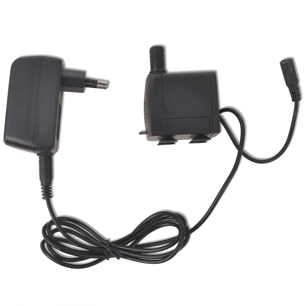 vidaXL Fântână de interior din polirășină cu iluminare LED