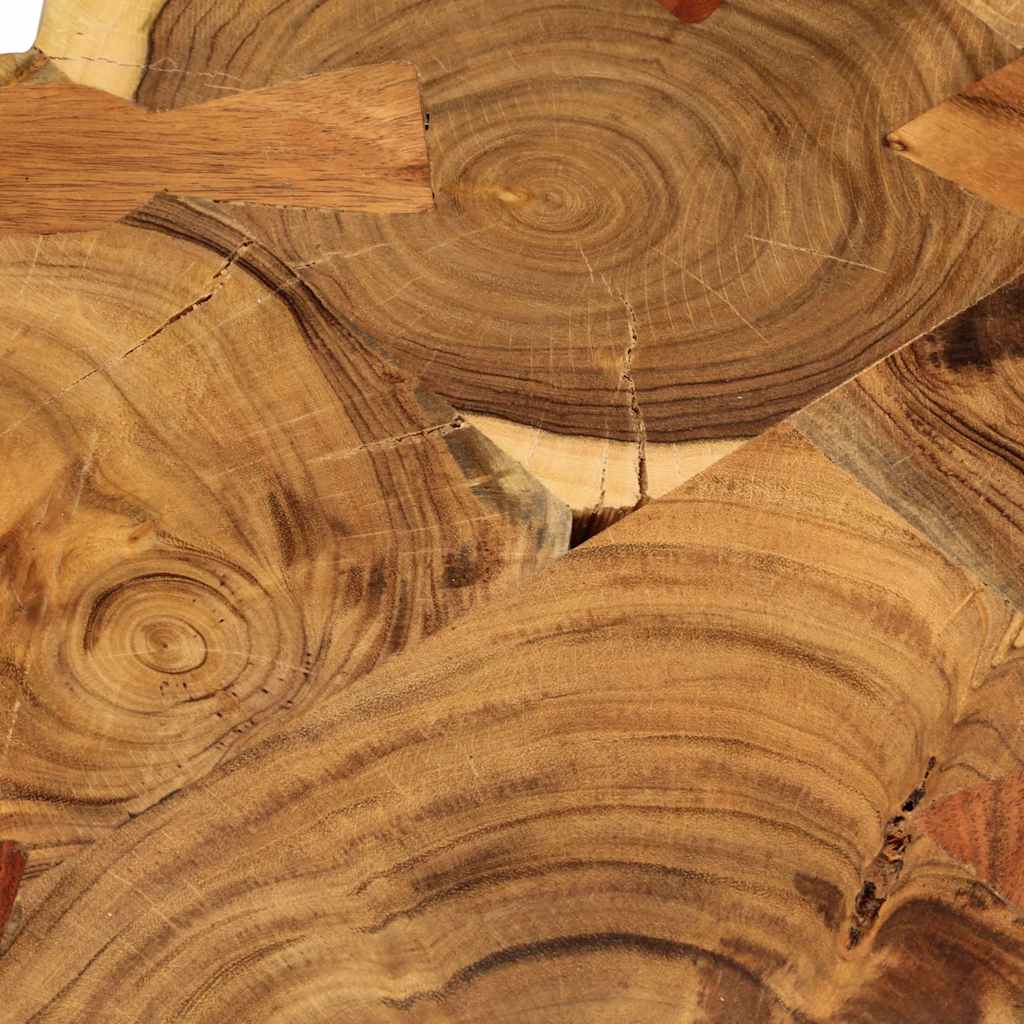 vidaXL Măsuță de cafea, 35 cm, 6 butuci, lemn masiv de acacia vidaXL Măsuță de cafea, 35 cm, 6 butuci, lemn masiv de acacia