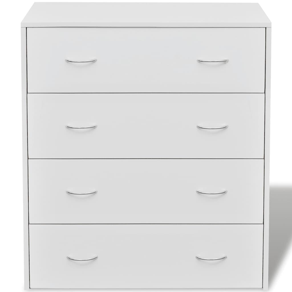 vidaXL Dulap cu 4 sertare, alb, 60x30,5x71 cm vidaXL Dulap cu 4 sertare, alb, 60x30,5x71 cm