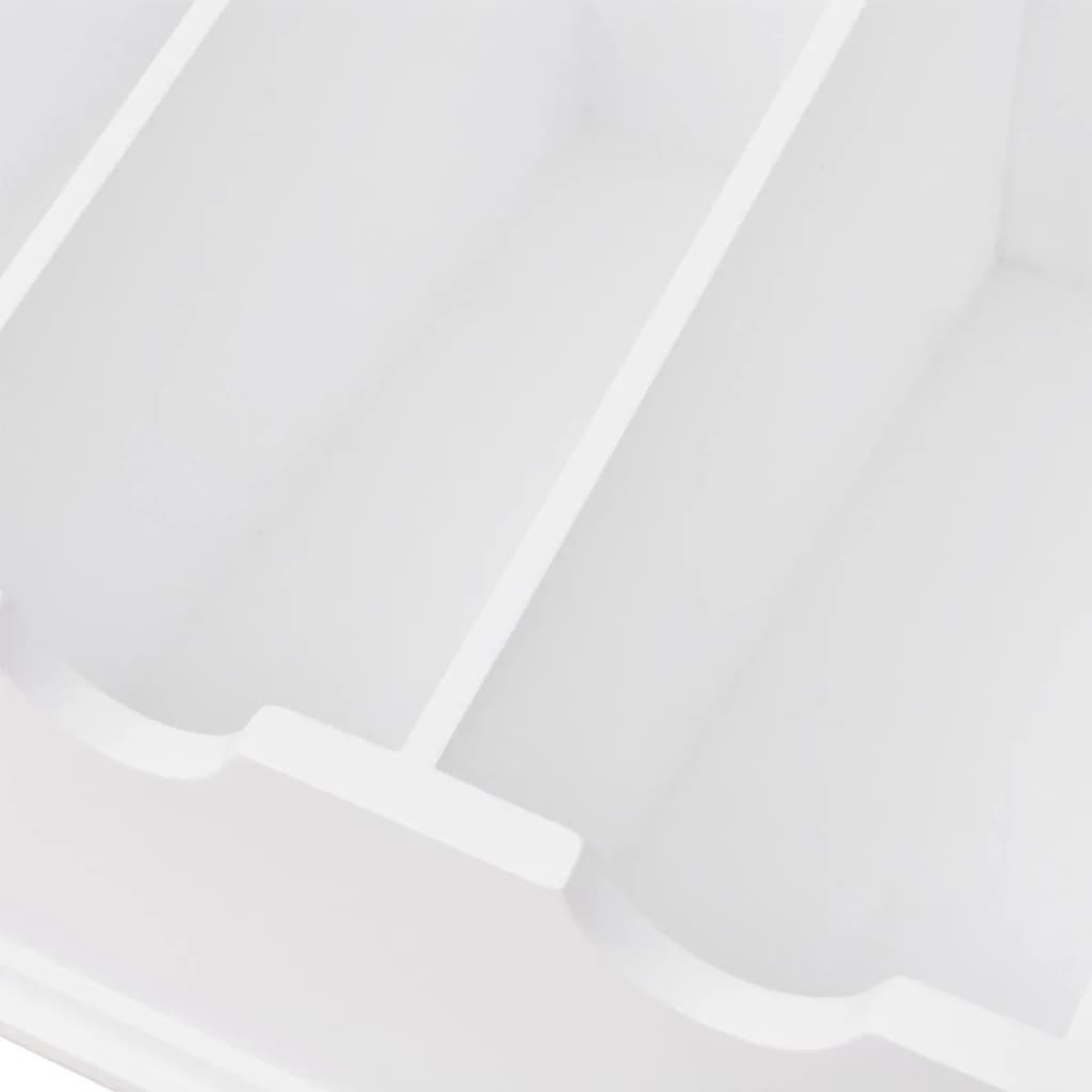 vidaXL Tavă pentru tacâmuri, stil baroc, alb, MDF vidaXL Tavă pentru tacâmuri, stil baroc, alb, MDF