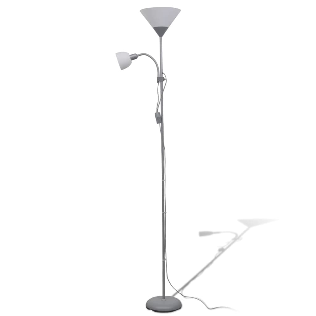 vidaXL Lampă de podea, Gri vidaXL Lampă de podea, Gri
