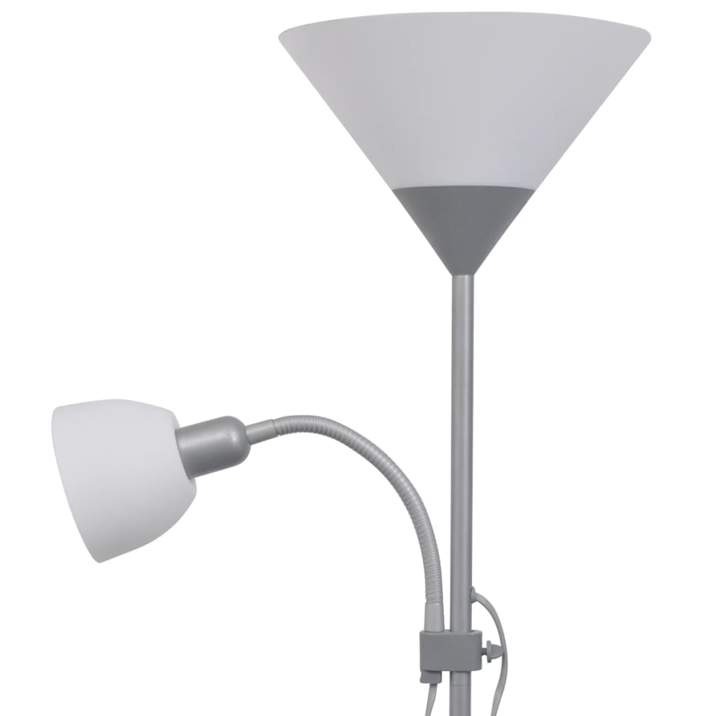 vidaXL Lampă de podea, Gri vidaXL Lampă de podea, Gri