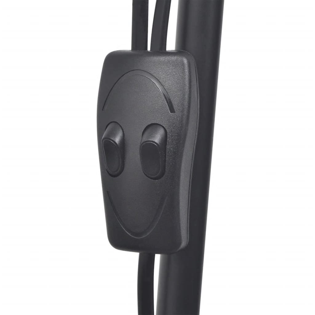 vidaXL Lampă de podea, negru vidaXL Lampă de podea, negru