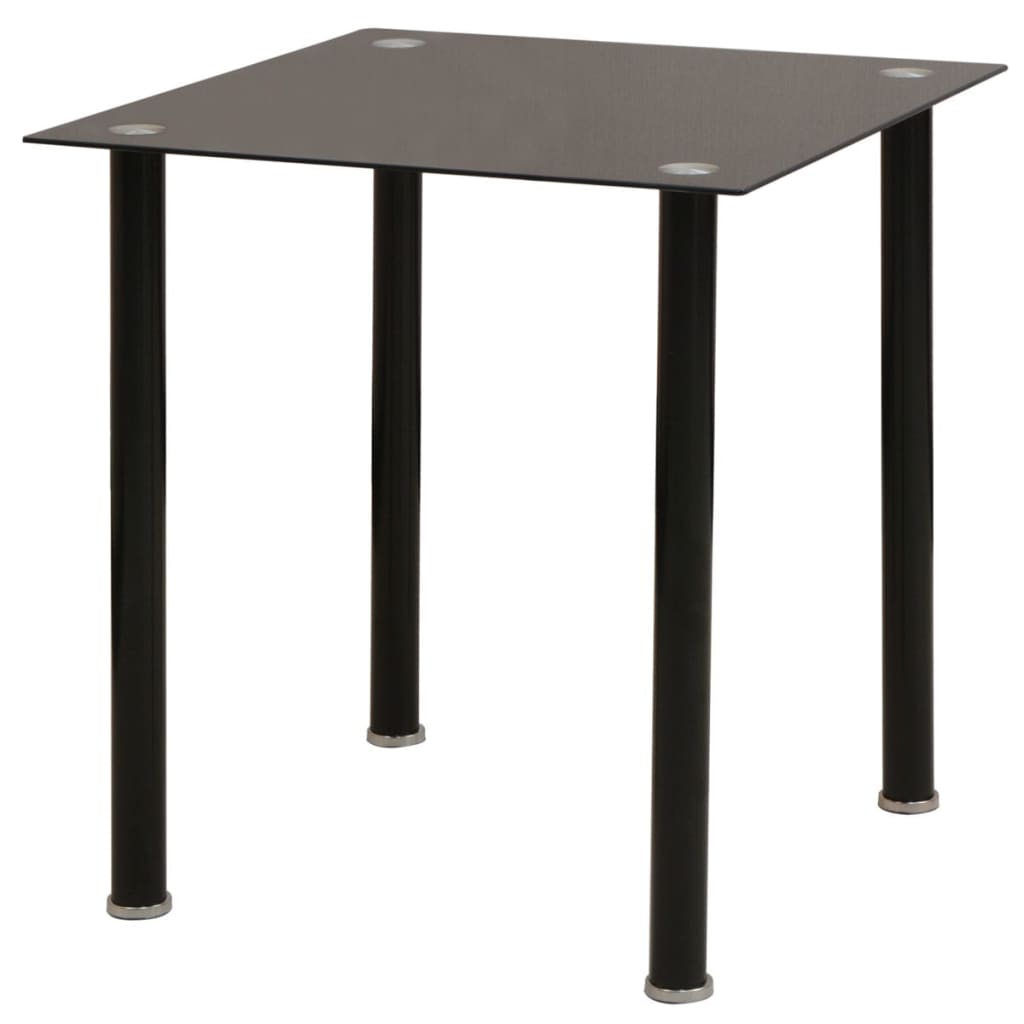 vidaXL Set masă și scaune de bucătărie, negru, 5 piese vidaXL Set masă și scaune de bucătărie, negru, 5 piese