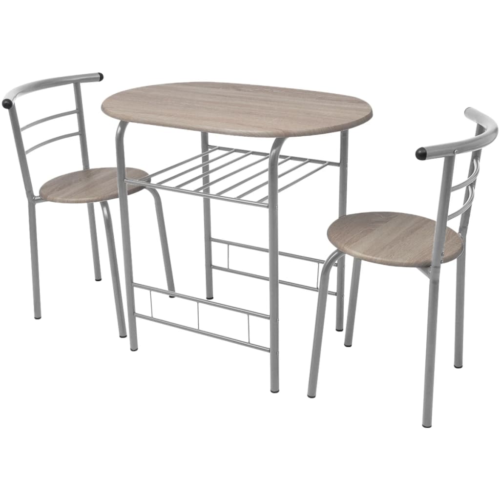 vidaXL Set mobilier bar pentru mic dejun, MDF