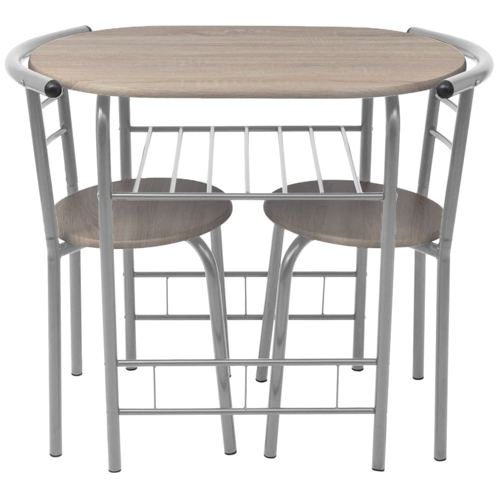 vidaXL Set mobilier bar pentru mic dejun, MDF