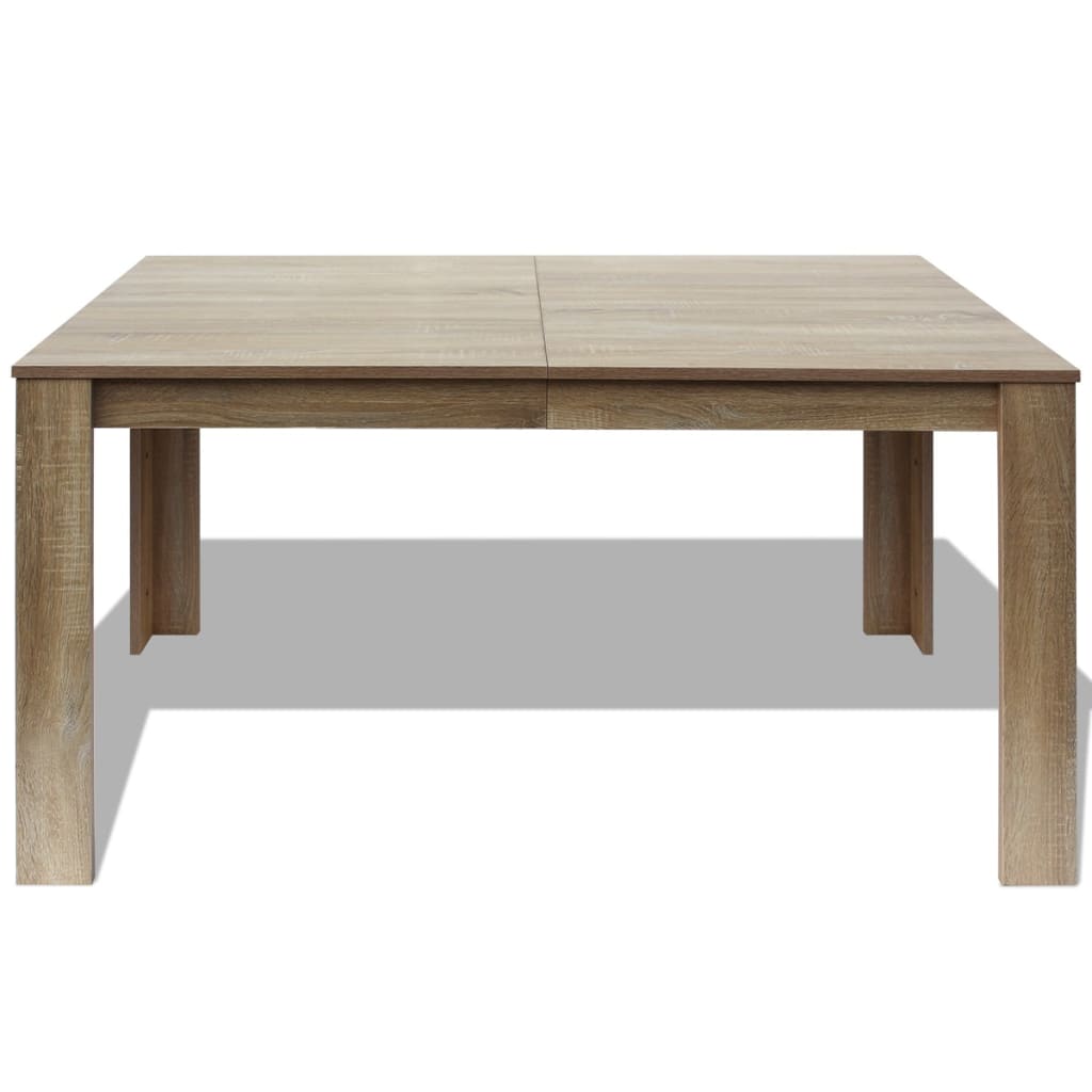 vidaXL Masă de bucătărie, 140 x 80 x 75 cm, lemn de stejar vidaXL Masă de bucătărie, 140 x 80 x 75 cm, lemn de stejar