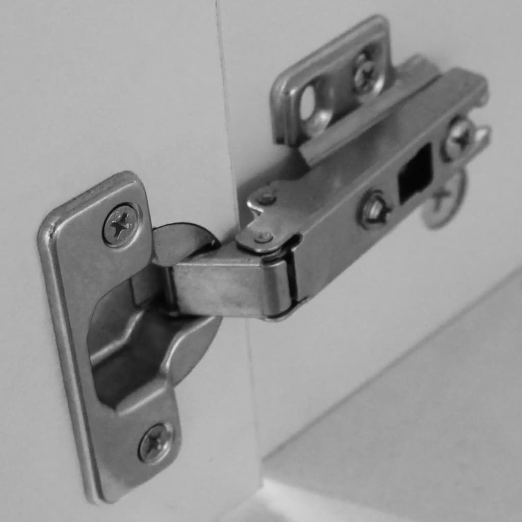 vidaXL Birou cu sertar și dulap, 100 x 40 x 73 cm, alb