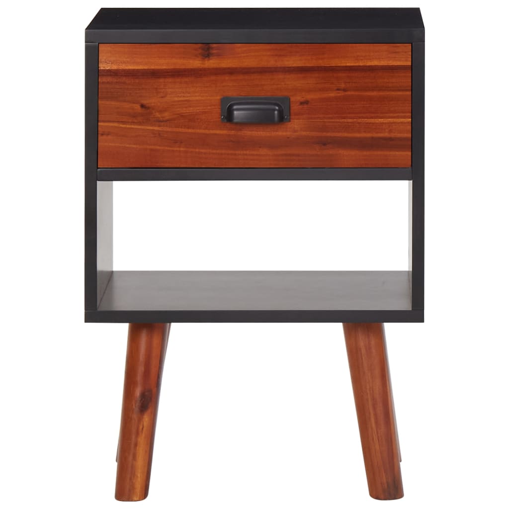 vidaXL Noptiere, 2 buc., 40x30x57 cm, lemn masiv de acacia