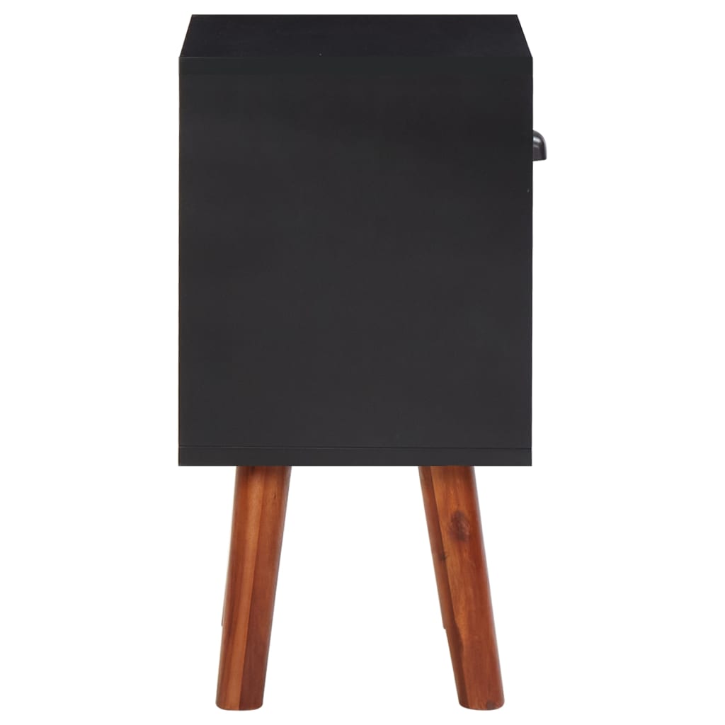 vidaXL Noptiere, 2 buc., 40x30x57 cm, lemn masiv de acacia