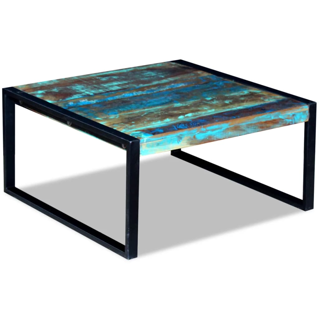 vidaXL Măsuță de cafea, 80 x 80 x 40 cm, lemn masiv reciclat vidaXL Măsuță de cafea, 80 x 80 x 40 cm, lemn masiv reciclat