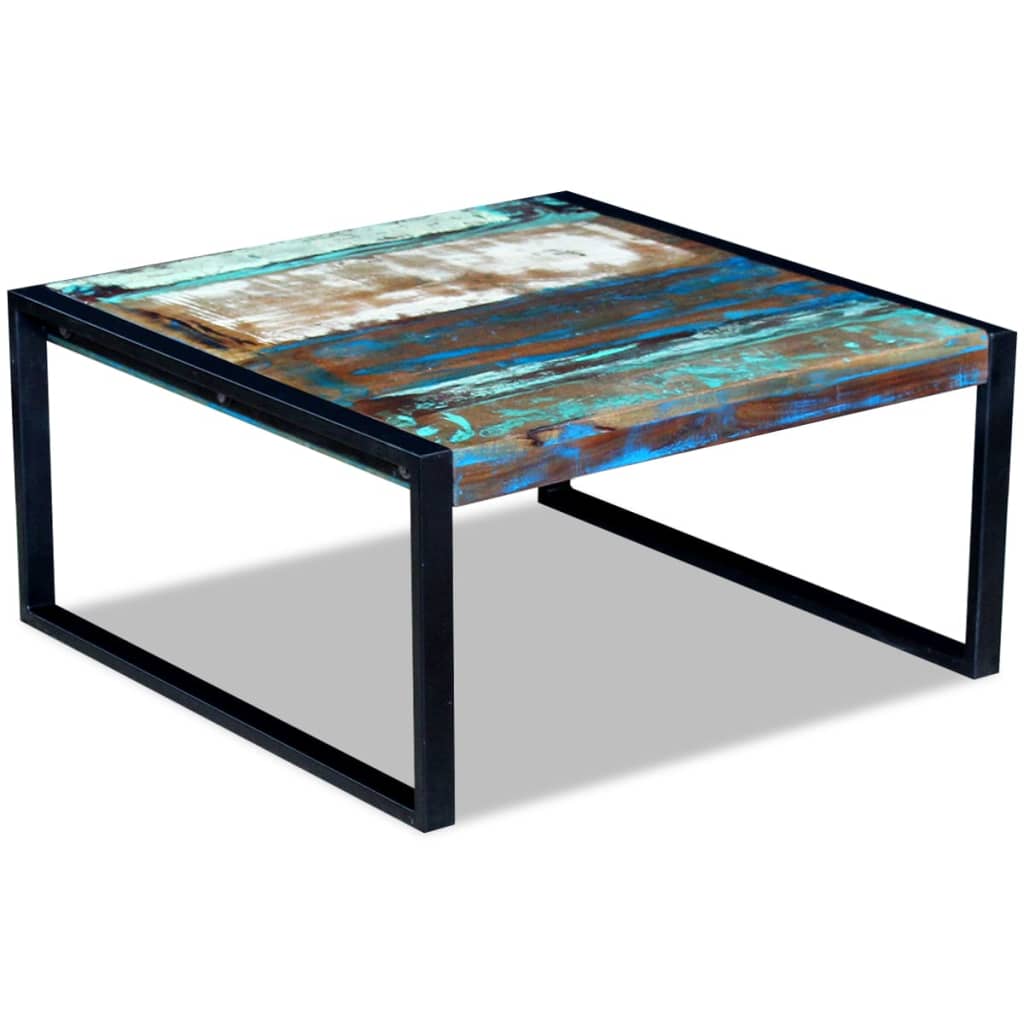 vidaXL Măsuță de cafea, 80 x 80 x 40 cm, lemn masiv reciclat vidaXL Măsuță de cafea, 80 x 80 x 40 cm, lemn masiv reciclat
