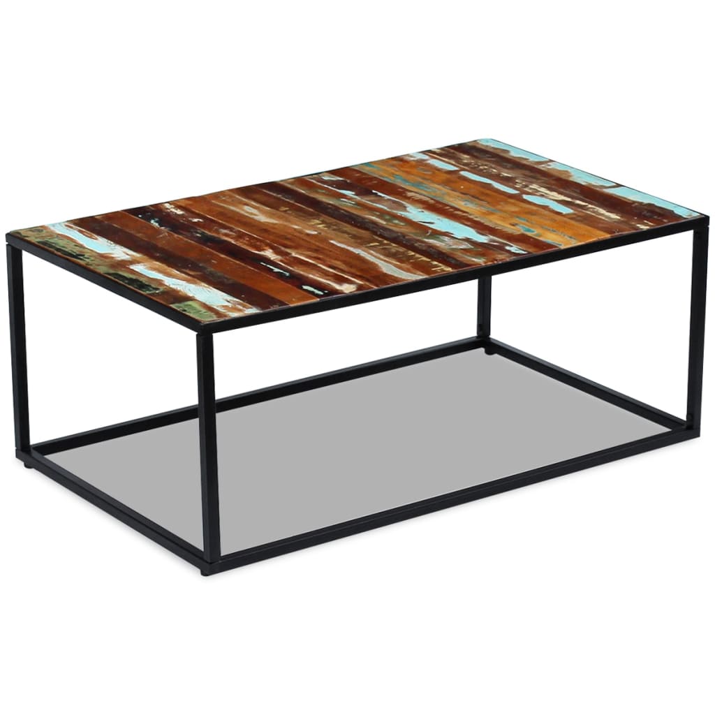 vidaXL Măsuță de cafea, 100 x 60 x 40 cm, lemn masiv reciclat vidaXL Măsuță de cafea, 100 x 60 x 40 cm, lemn masiv reciclat