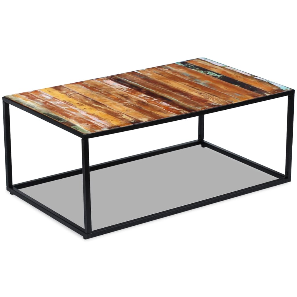 vidaXL Măsuță de cafea, 100 x 60 x 40 cm, lemn masiv reciclat vidaXL Măsuță de cafea, 100 x 60 x 40 cm, lemn masiv reciclat