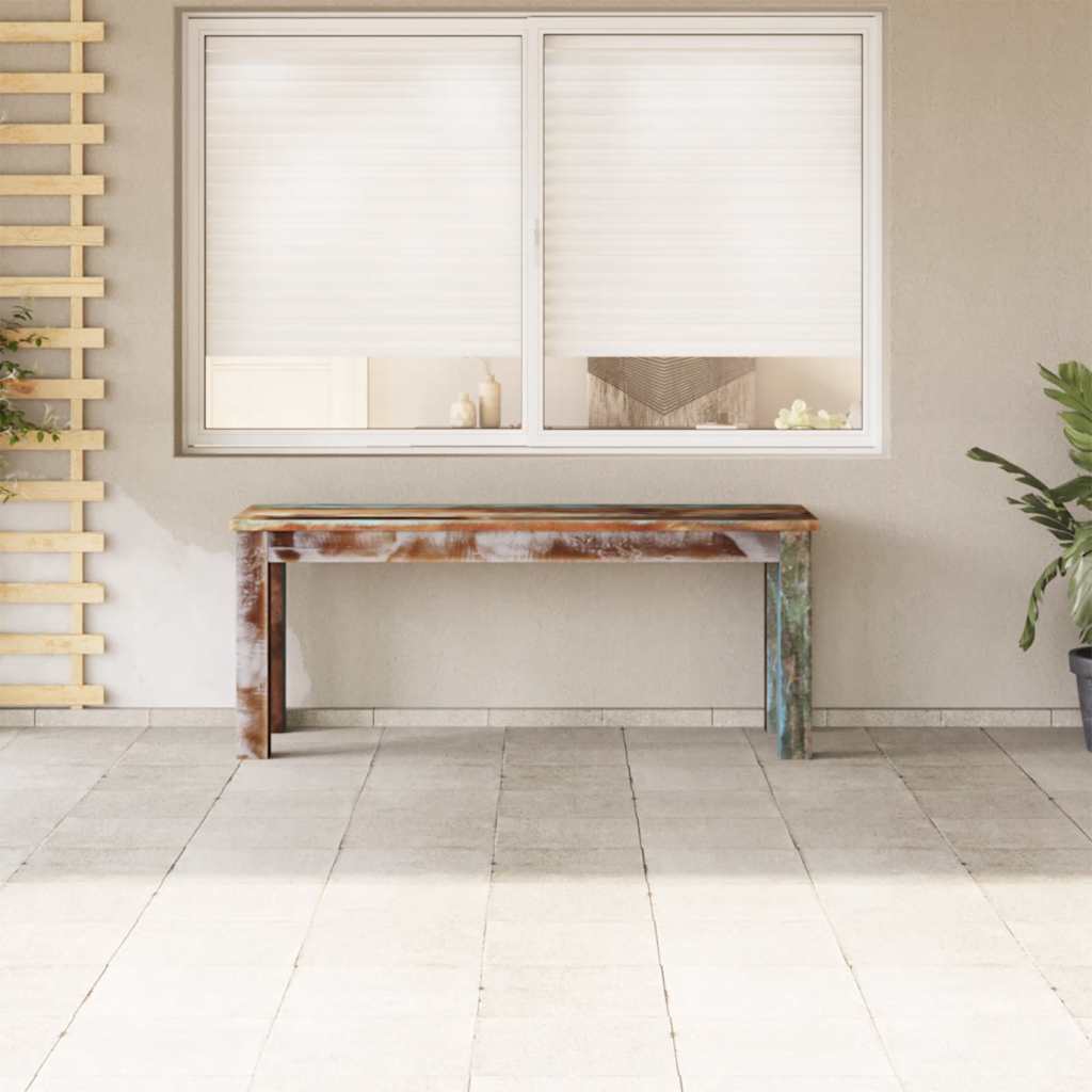 vidaXL Bancă, 110 x 35 x 45 cm, lemn masiv reciclat