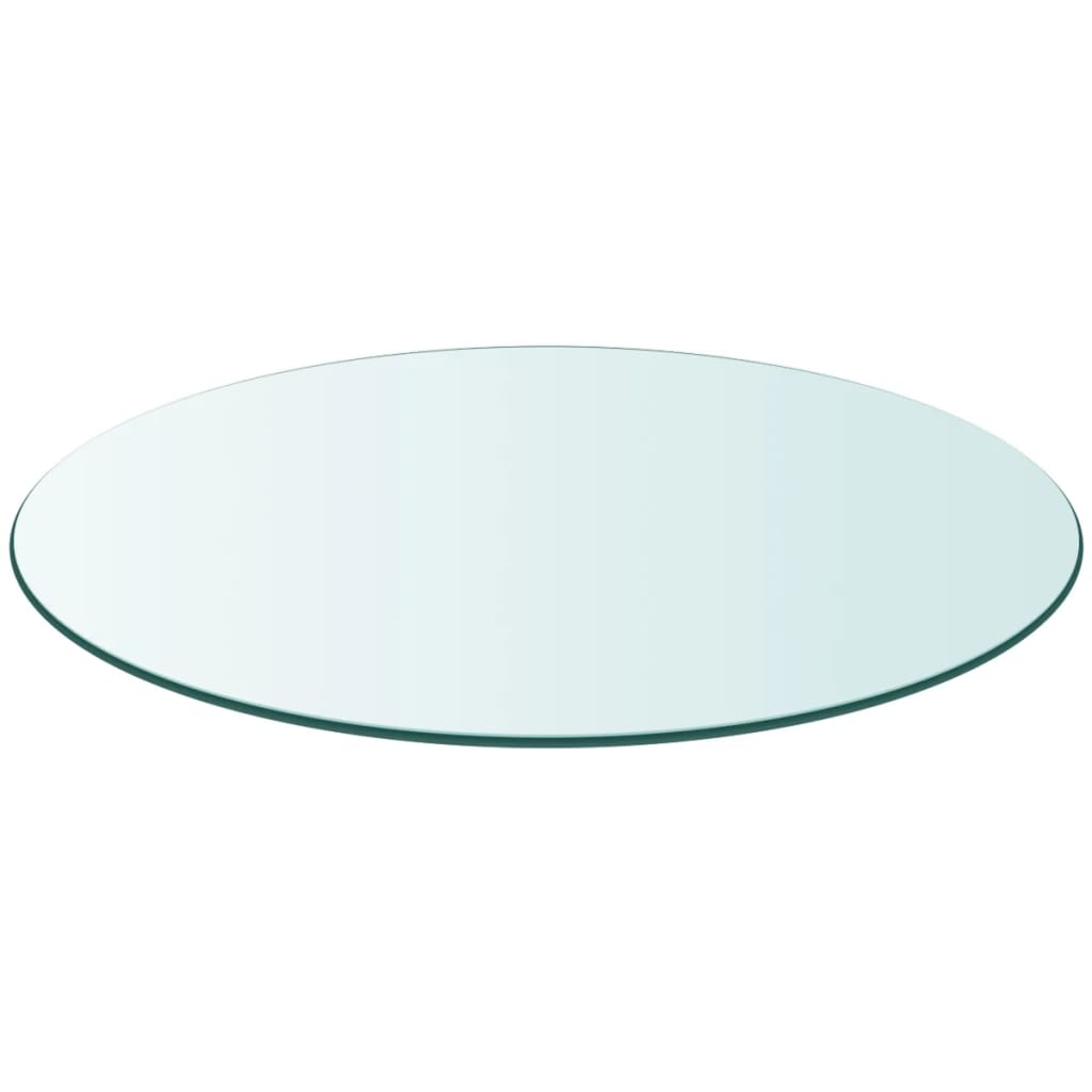 vidaXL Blat de masă din sticlă securizată rotund 400 mm vidaXL Blat de masă din sticlă securizată rotund 400 mm