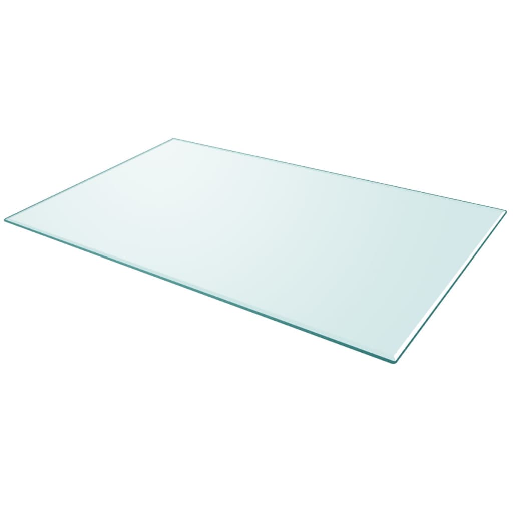 vidaXL Blat de masă, sticlă securizată, dreptunghiular, 1000 x 620 mm
