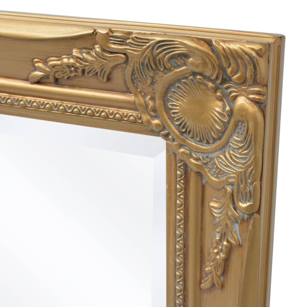 vidaXL Oglindă de perete în stil baroc, 100 x 50 cm, auriu vidaXL Oglindă de perete în stil baroc, 100 x 50 cm, auriu