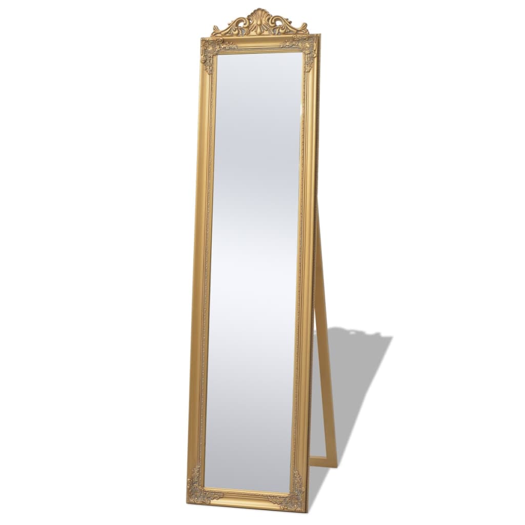 vidaXL Oglindă verticală în stil baroc 160 x 40 cm auriu vidaXL Oglindă verticală în stil baroc 160 x 40 cm auriu