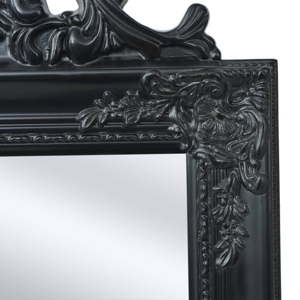 vidaXL Oglindă verticală în stil baroc 160 x 40 cm negru vidaXL Oglindă verticală în stil baroc 160 x 40 cm negru