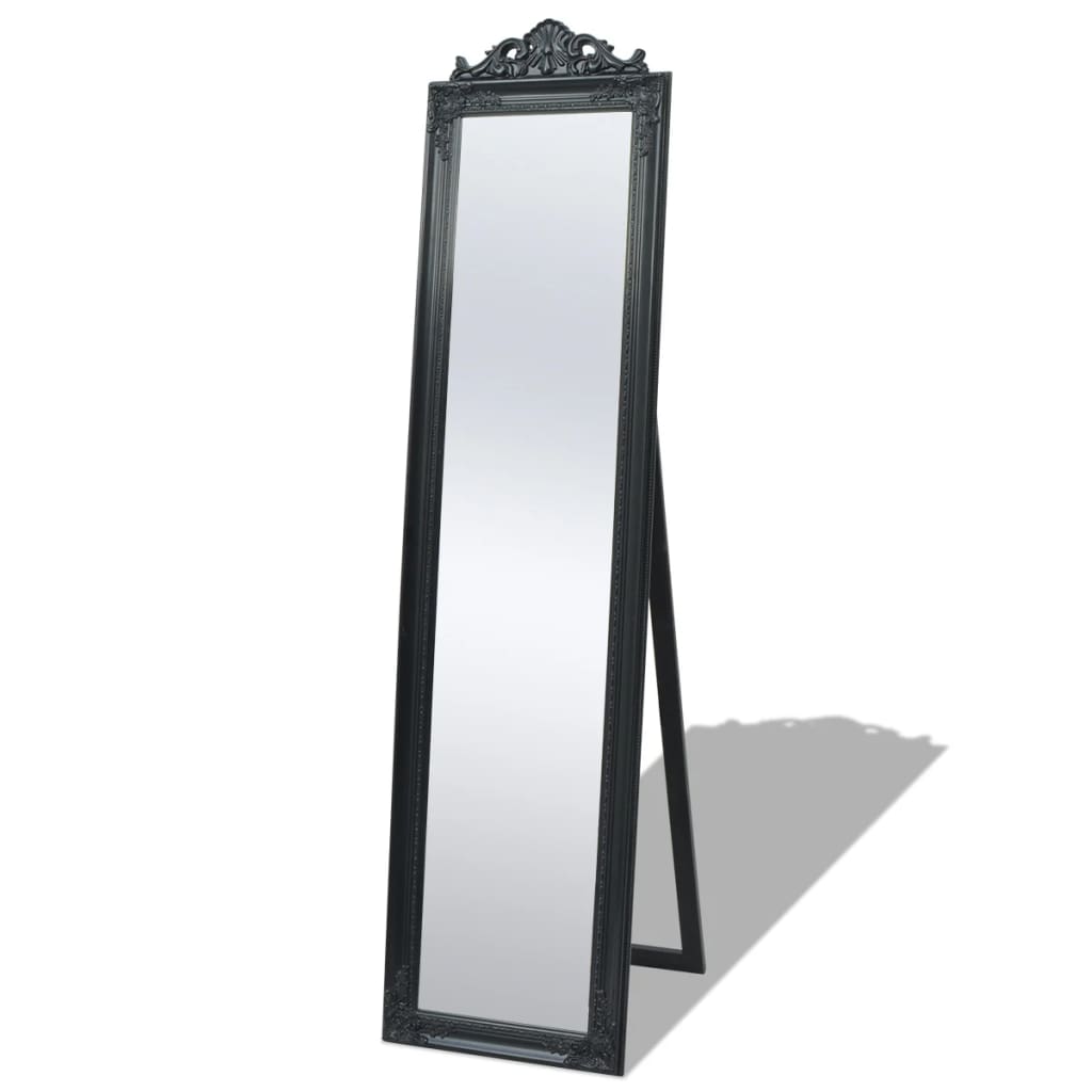 vidaXL Oglindă verticală în stil baroc 160 x 40 cm negru vidaXL Oglindă verticală în stil baroc 160 x 40 cm negru