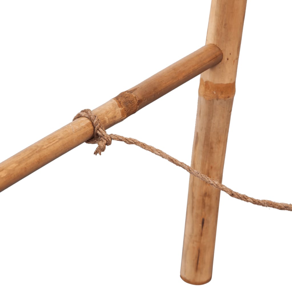 vidaXL Scară dublă pentru prosoape cu 5 trepte din bambus 50 x 160 cm vidaXL Scară dublă pentru prosoape cu 5 trepte din bambus 50 x 160 cm