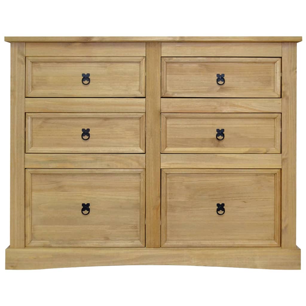 vidaXL Dulap, gama Corona, 110x43x81 cm, pin mexican vidaXL Dulap, gama Corona, 110x43x81 cm, pin mexican