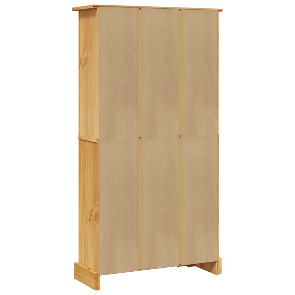 vidaXL Bibliotecă 4 rafturi pin, stil mexican Corona 80x29x150 cm vidaXL Bibliotecă 4 rafturi pin, stil mexican Corona 80x29x150 cm