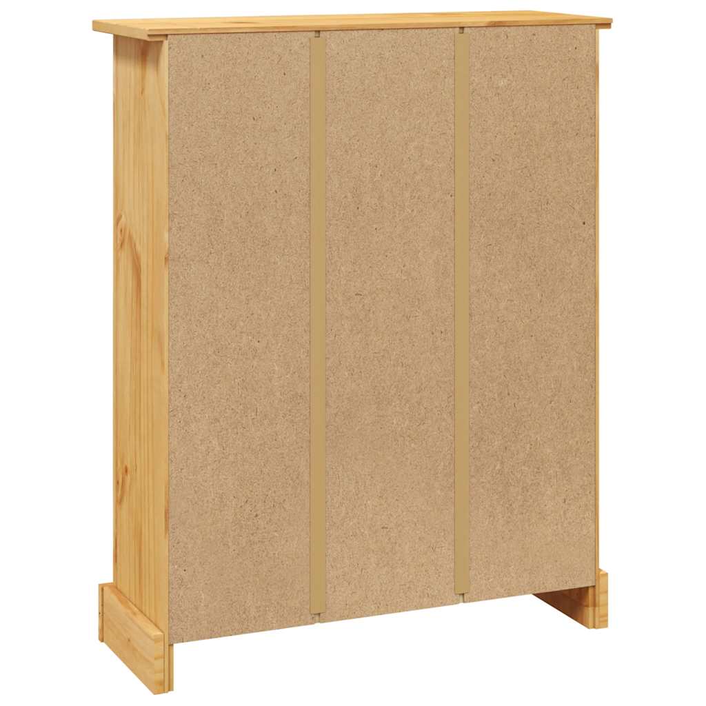 vidaXL Bibliotecă 3 rafturi pin, stil mexican Corona, 80x29x100 cm vidaXL Bibliotecă 3 rafturi pin, stil mexican Corona, 80x29x100 cm