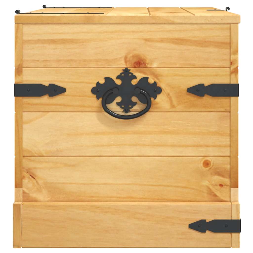 vidaXL Cufăr depozitare din pin mexican Corona Range 91 x 49,5 x 47 cm vidaXL Cufăr depozitare din pin mexican Corona Range 91 x 49,5 x 47 cm