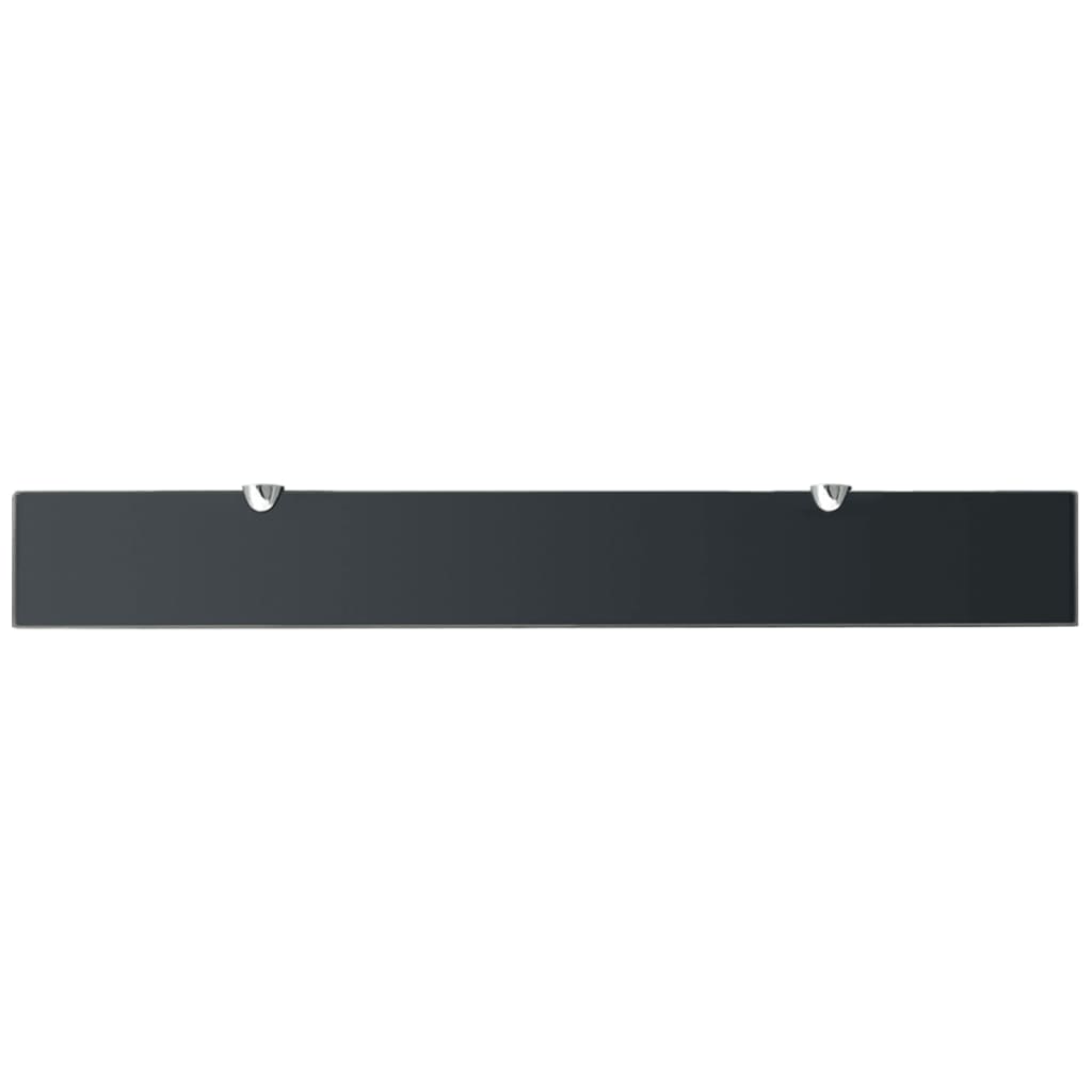 vidaXL Raft suspendat din sticlă, 80 x 10 cm, 8 mm vidaXL Raft suspendat din sticlă, 80 x 10 cm, 8 mm