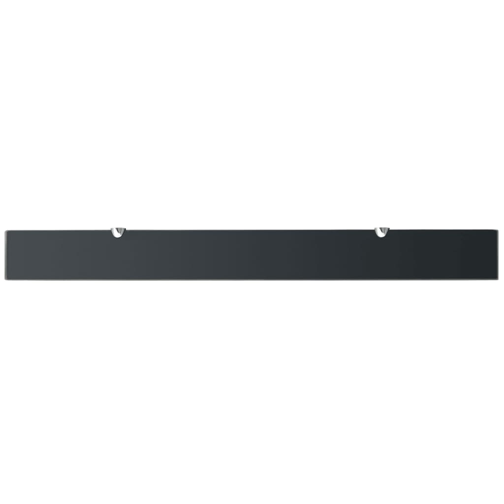 vidaXL Raft suspendat din sticlă, 100 x 10 cm, 8 mm vidaXL Raft suspendat din sticlă, 100 x 10 cm, 8 mm