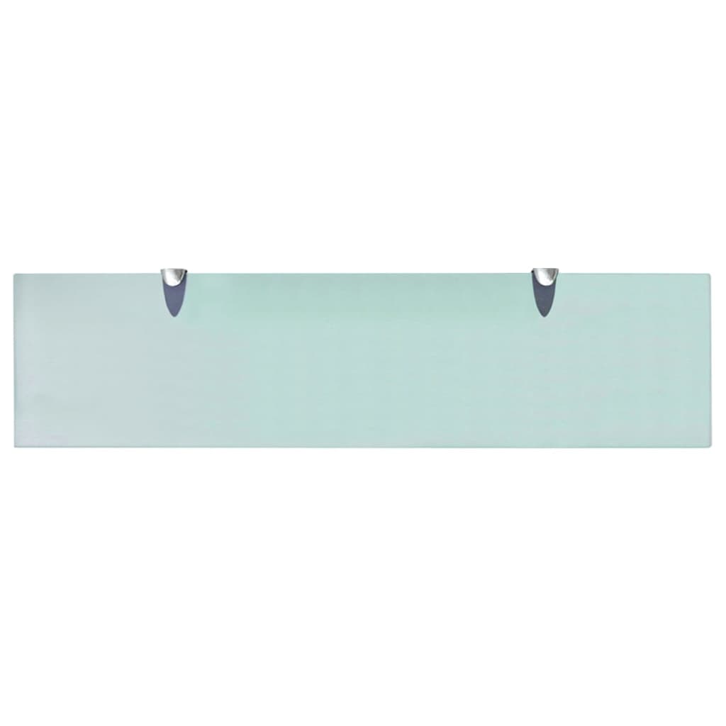 vidaXL Raft suspendat din sticlă, 80 x 20 cm, 8 mm vidaXL Raft suspendat din sticlă, 80 x 20 cm, 8 mm