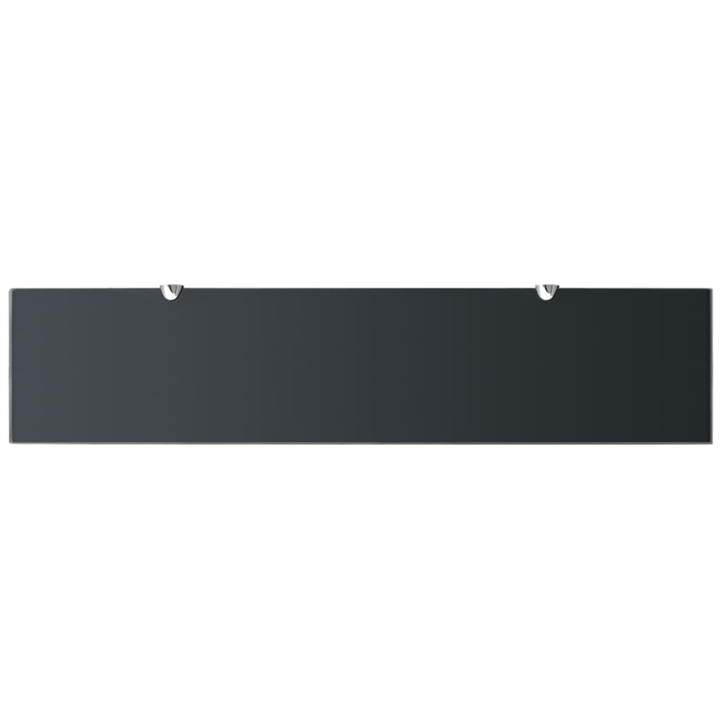 vidaXL Raft suspendat din sticlă, 90 x 20 cm, 8 mm vidaXL Raft suspendat din sticlă, 90 x 20 cm, 8 mm