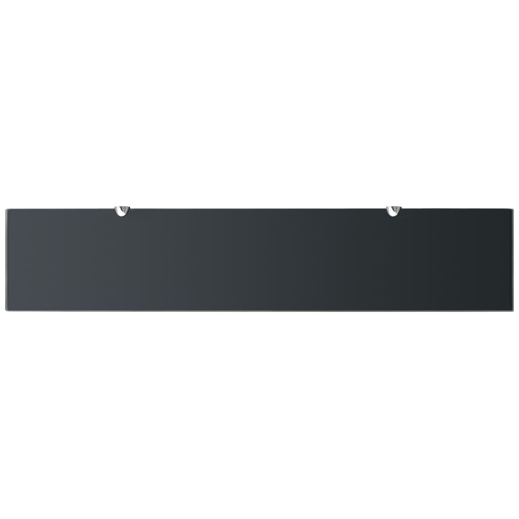 vidaXL Raft suspendat din sticlă, 100 x 20 cm, 8 mm vidaXL Raft suspendat din sticlă, 100 x 20 cm, 8 mm