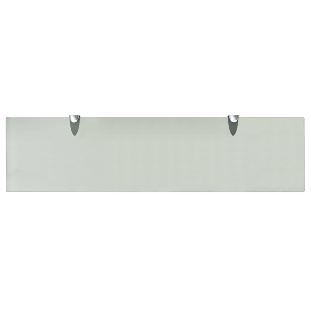 vidaXL Raft suspendat din sticlă, 80 x 20 cm, 8 mm vidaXL Raft suspendat din sticlă, 80 x 20 cm, 8 mm