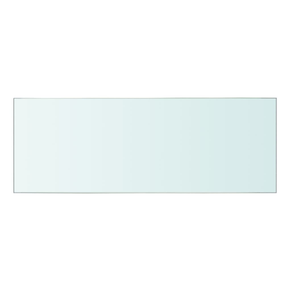 vidaXL Raft din sticlă transparentă, 40 x 12 cm