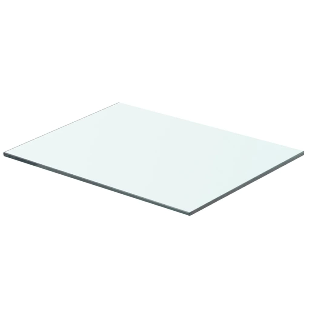 vidaXL Raft din sticlă transparentă, 40 x 25 cm