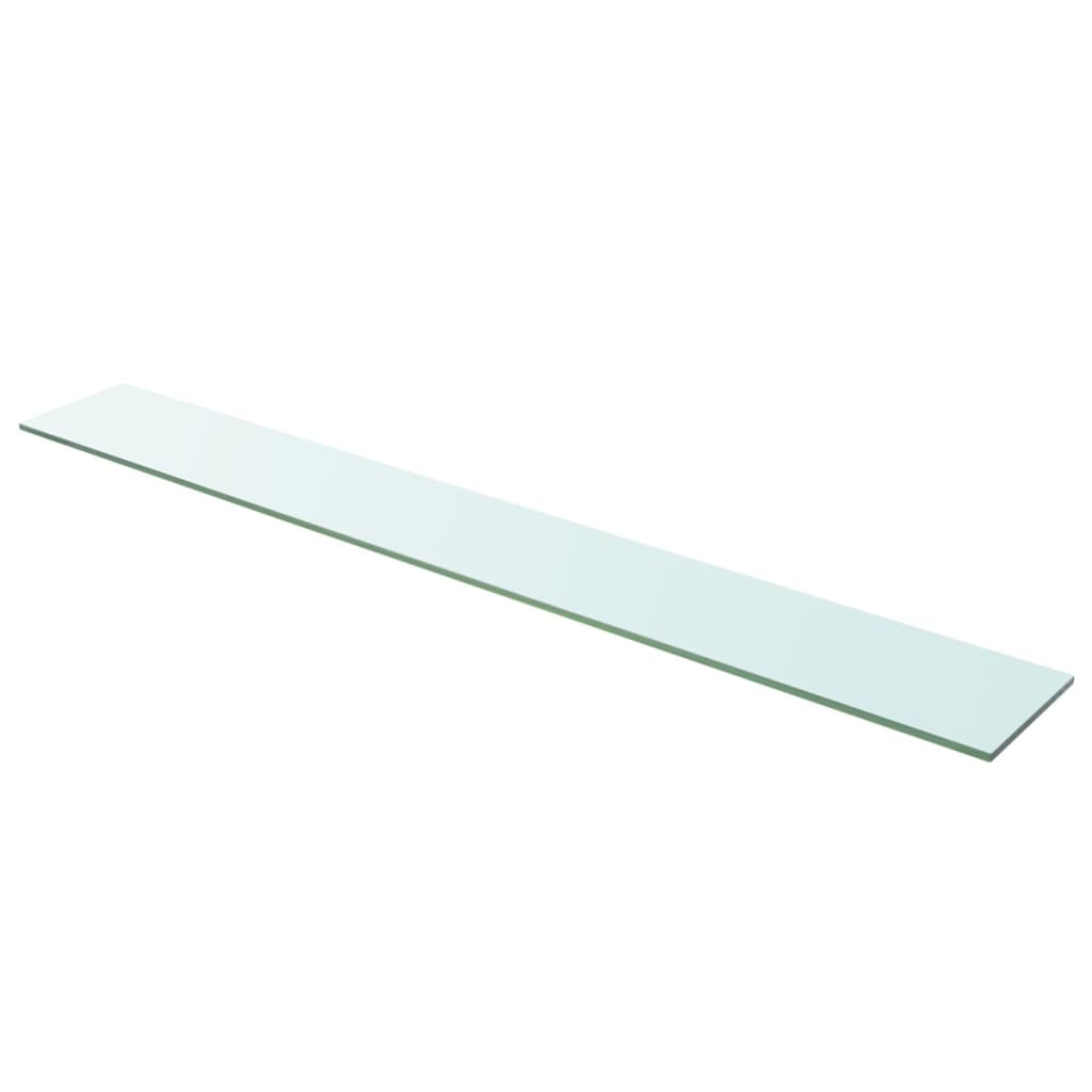 vidaXL Raft din sticlă transparentă, 110 x 15 cm vidaXL Raft din sticlă transparentă, 110 x 15 cm