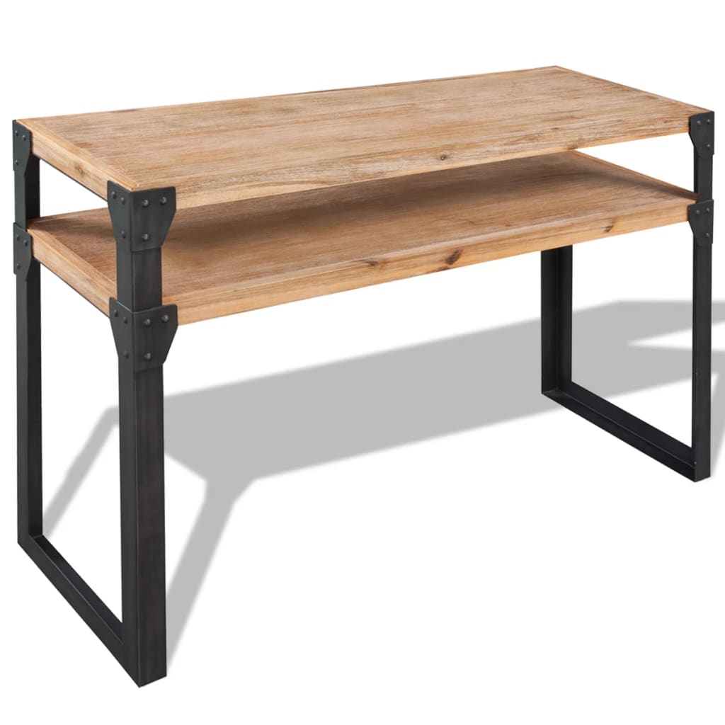 vidaXL Masă consolă din lemn masiv de acacia 120 x 40 x 85 cm vidaXL Masă consolă din lemn masiv de acacia 120 x 40 x 85 cm