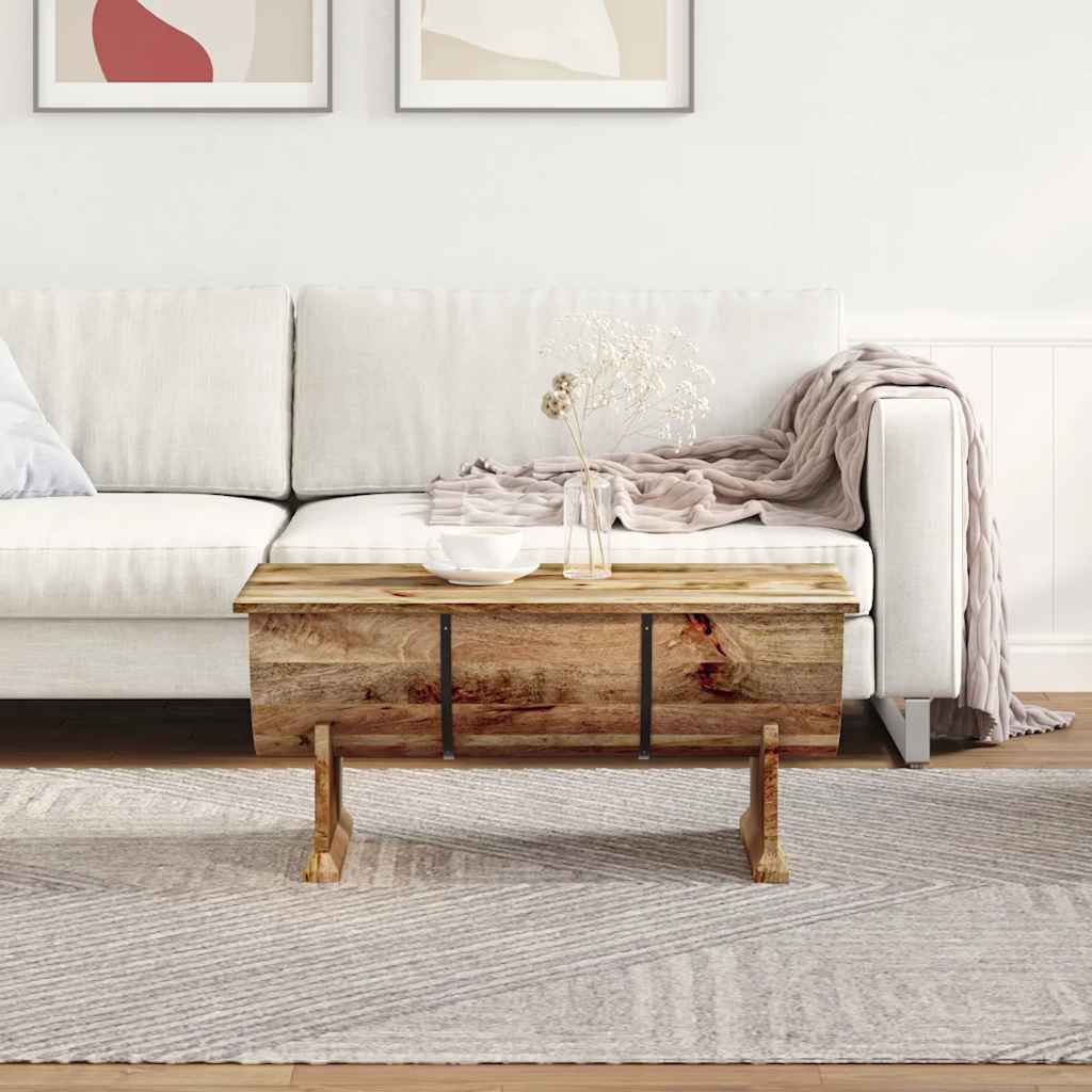 vidaXL Măsuță de cafea din lemn masiv de mango 88 x 50 x 40 cm vidaXL Măsuță de cafea din lemn masiv de mango 88 x 50 x 40 cm