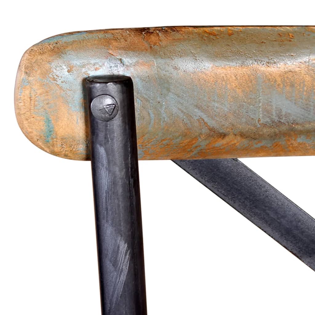 vidaXL Scaun de bar, lemn masiv reciclat vidaXL Scaun de bar, lemn masiv reciclat