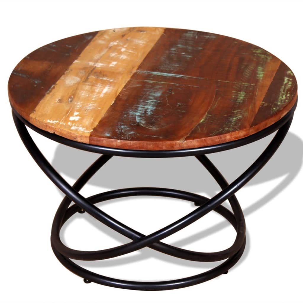 vidaXL Măsuță de cafea, 60 x 60 x 40 cm, lemn masiv reciclat vidaXL Măsuță de cafea, 60 x 60 x 40 cm, lemn masiv reciclat