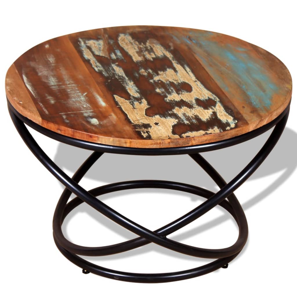 vidaXL Măsuță de cafea, 60 x 60 x 40 cm, lemn masiv reciclat vidaXL Măsuță de cafea, 60 x 60 x 40 cm, lemn masiv reciclat