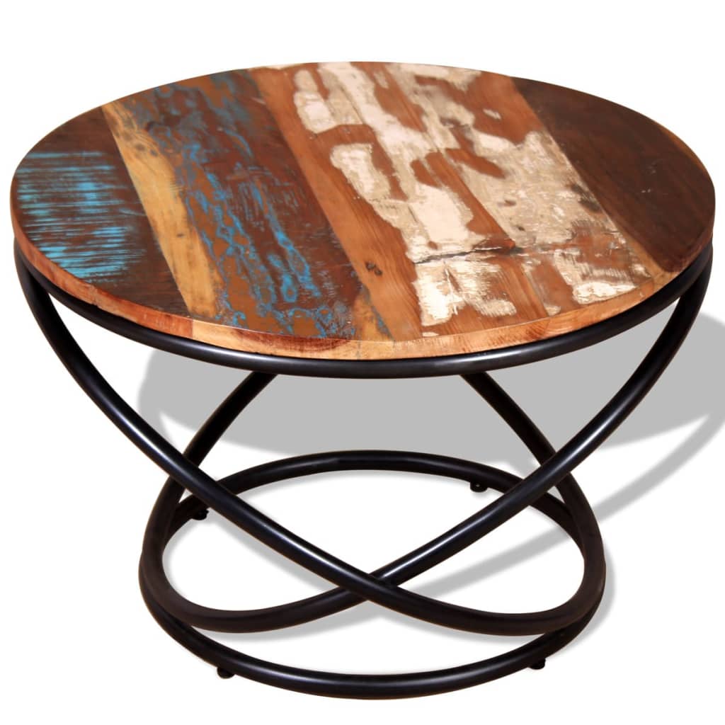 vidaXL Măsuță de cafea, 60 x 60 x 40 cm, lemn masiv reciclat vidaXL Măsuță de cafea, 60 x 60 x 40 cm, lemn masiv reciclat