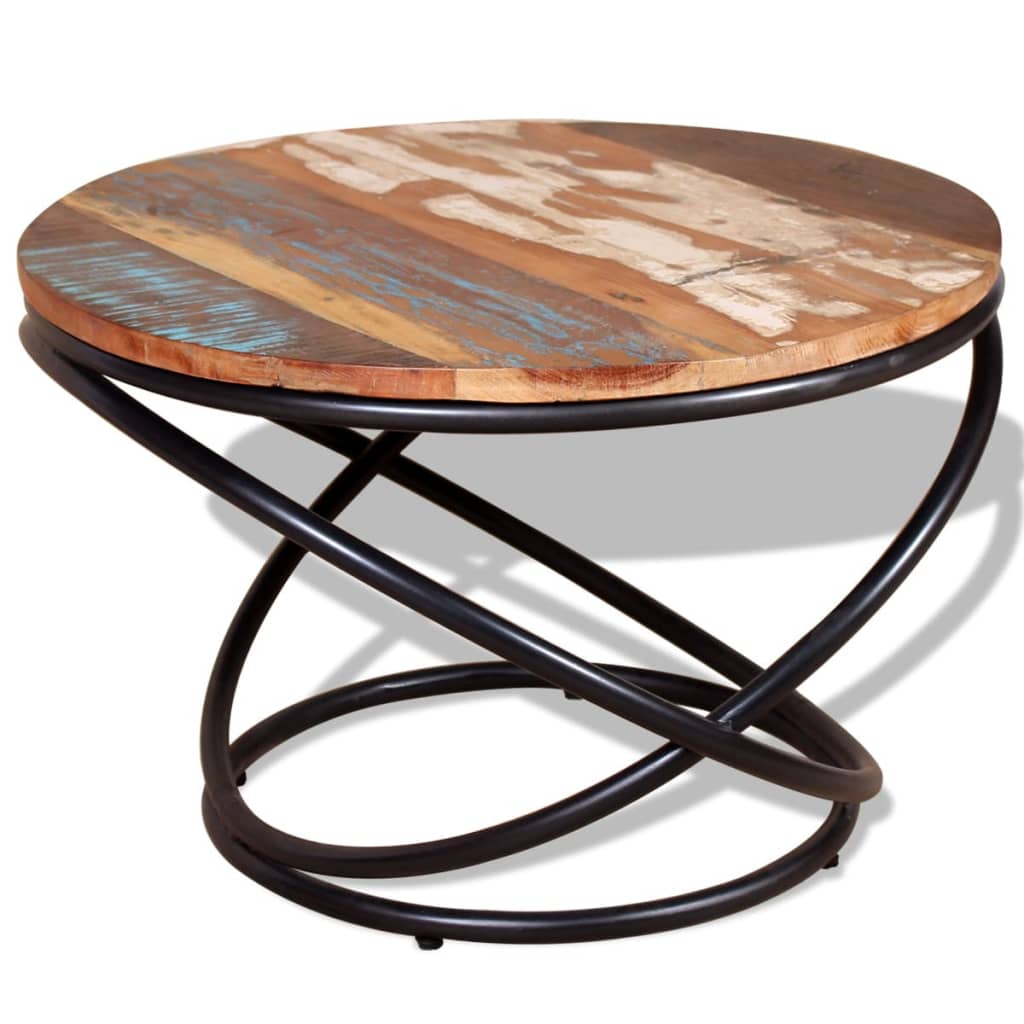 vidaXL Măsuță de cafea, 60 x 60 x 40 cm, lemn masiv reciclat vidaXL Măsuță de cafea, 60 x 60 x 40 cm, lemn masiv reciclat