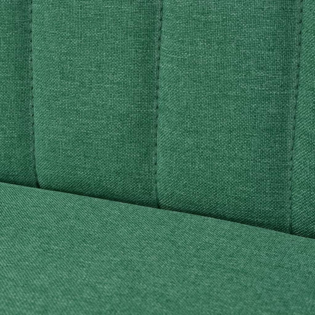 vidaXL Canapea din material textil, 117 x 55,5 x 77 cm, verde vidaXL Canapea din material textil, 117 x 55,5 x 77 cm, verde
