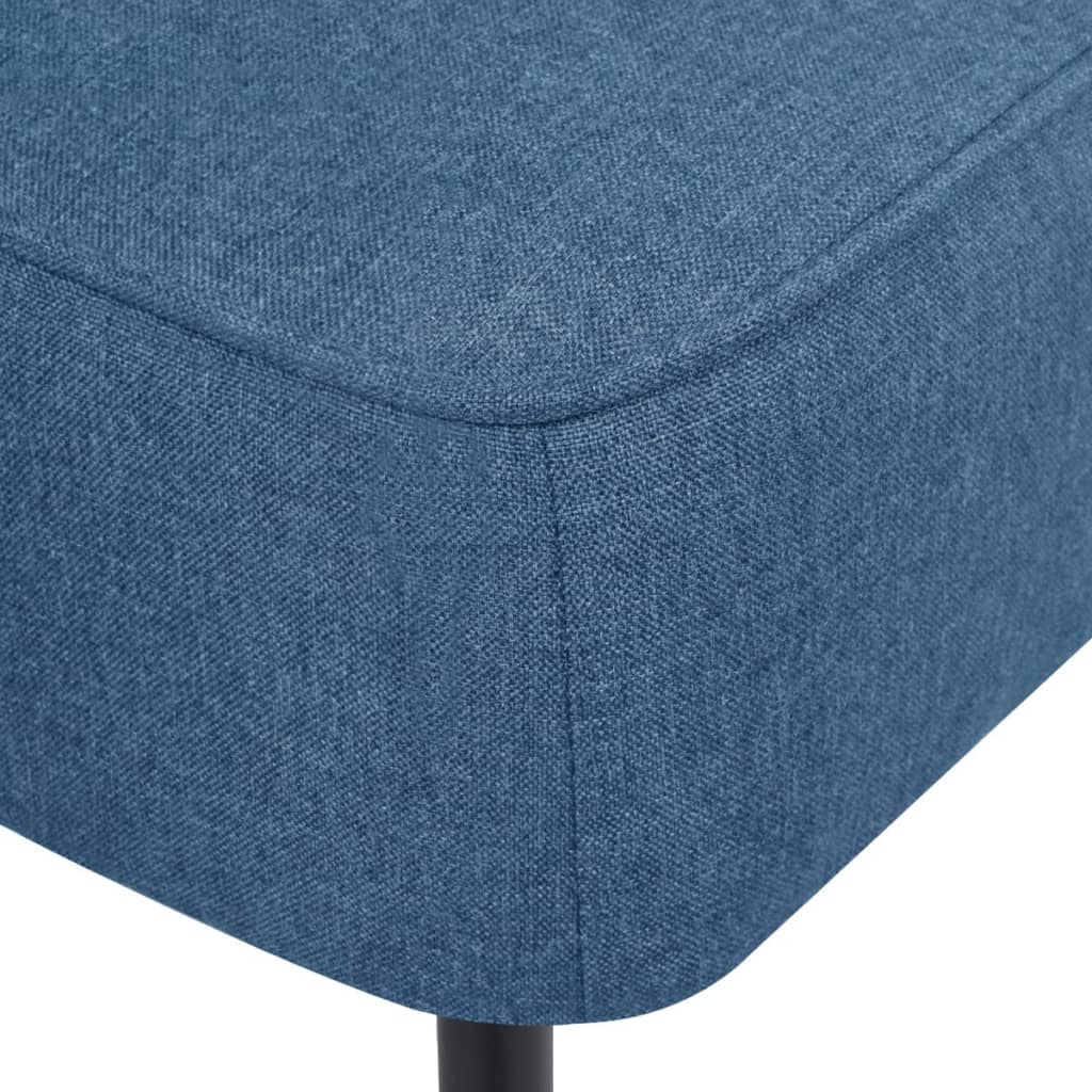 vidaXL Scaun cocktail, albastru, material textil
