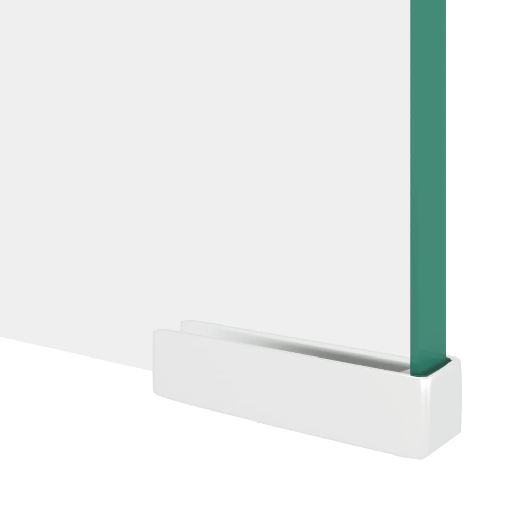 vidaXL Stand TV/Suport monitor, sticlă transparentă, 100x30x13 cm